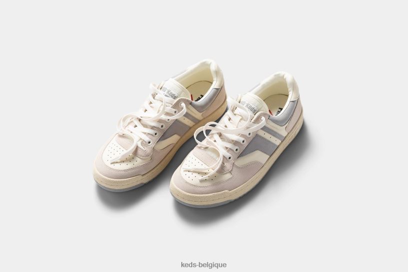 Keds unisexe mélange de cuir skyhawk lo 8PV40P211 crème