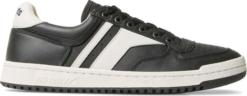 Keds unisexe skyhawk lo cuir 8PV40P254 noir blanc