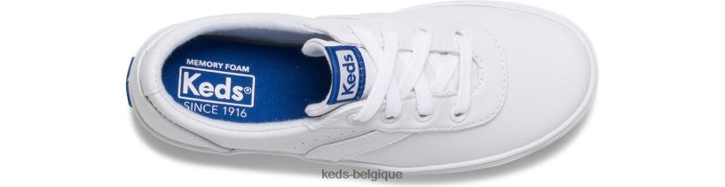 Keds grand enfant baskets Riley 8PV40P245 blanc