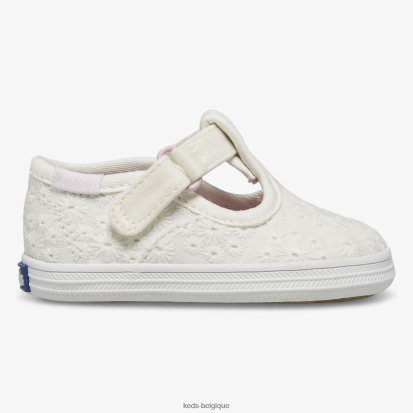 Keds petit enfant champion embout en T 8PV40P248 oeillet blanc