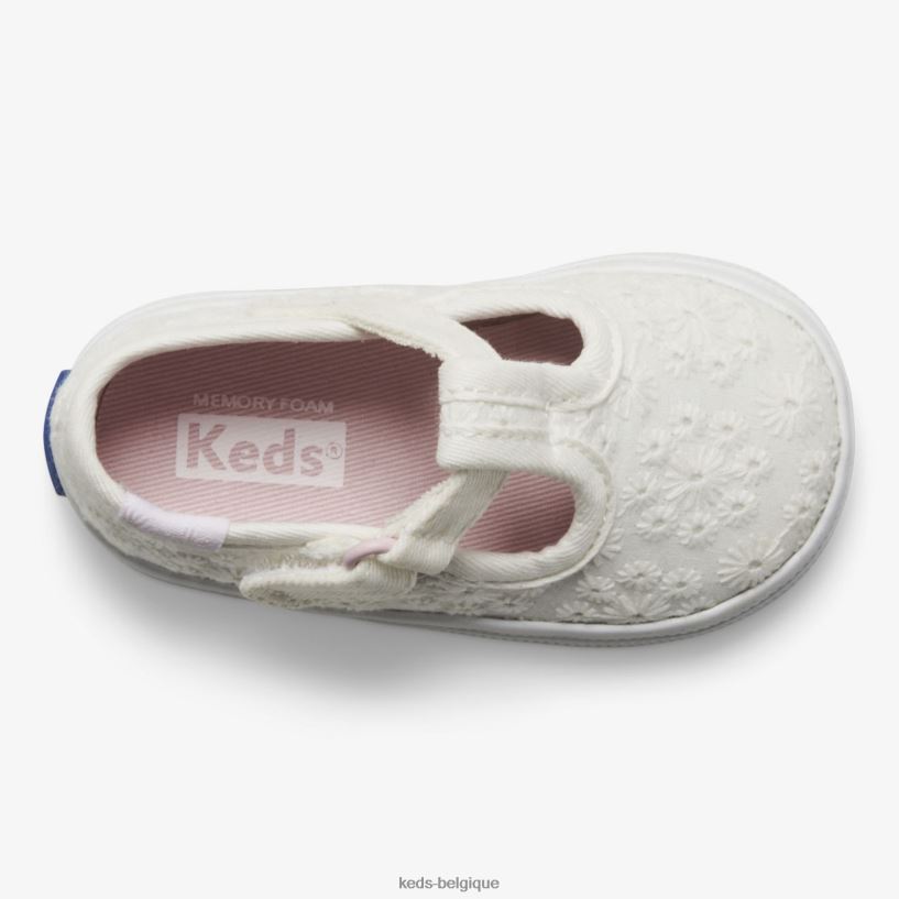 Keds petit enfant champion embout en T 8PV40P248 oeillet blanc