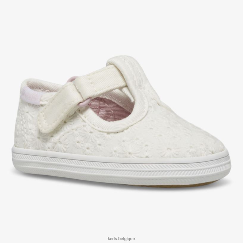 Keds petit enfant champion embout en T 8PV40P248 oeillet blanc