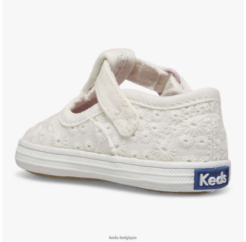 Keds petit enfant champion embout en T 8PV40P248 oeillet blanc