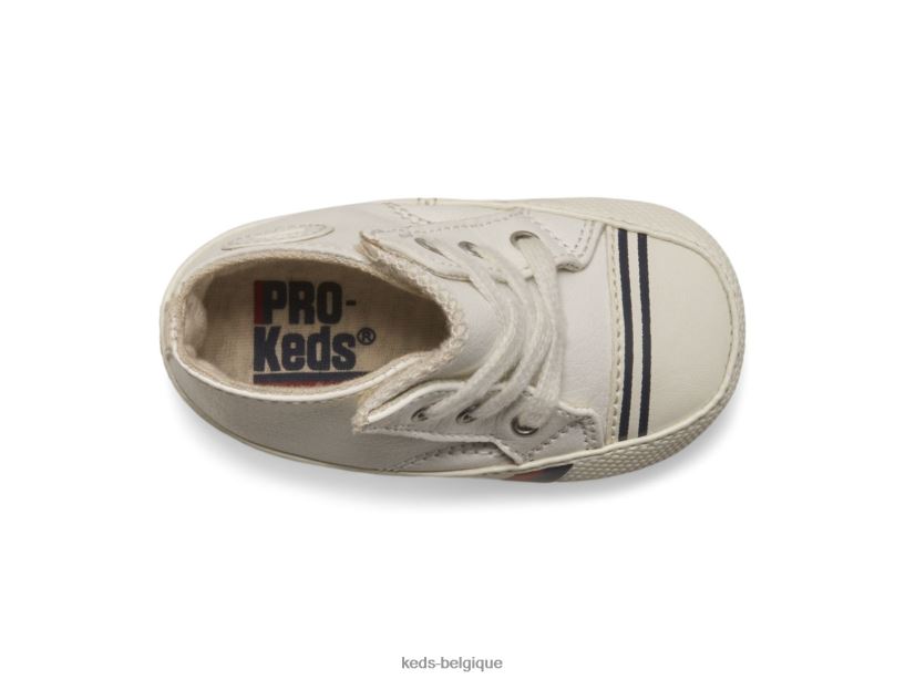 Keds petit enfant sneaker royal haute pour berceau 8PV40P267 blanc