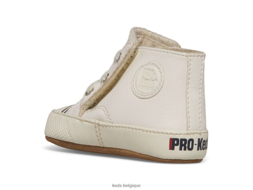 Keds petit enfant sneaker royal haute pour berceau 8PV40P267 blanc