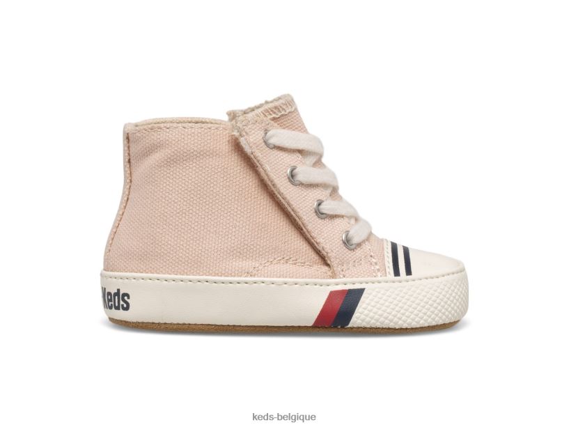 Keds petit enfant sneaker royal haute pour berceau 8PV40P269 rougir