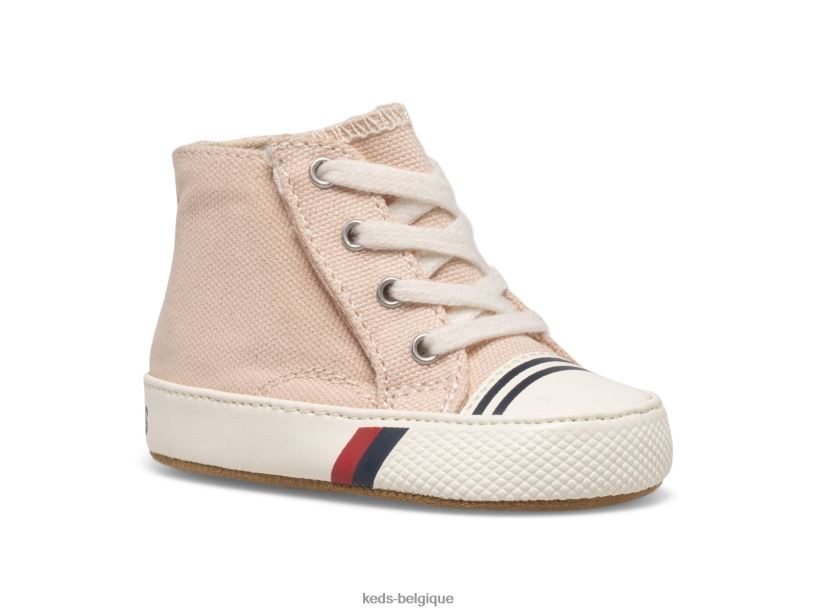 Keds petit enfant sneaker royal haute pour berceau 8PV40P269 rougir