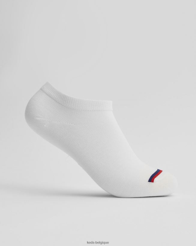 Keds grand enfant 6 paires de chaussettes basses 8PV40P253 blanc
