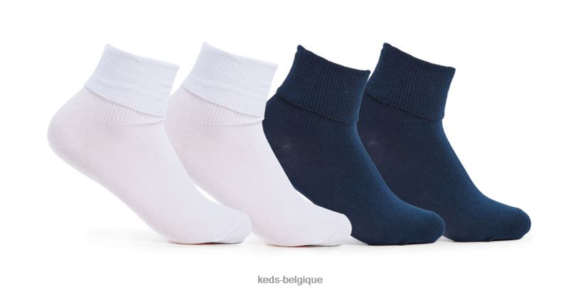 Keds grand enfant Paquet de 4 brassards demi-coussins 8PV40P251 Navet blanc