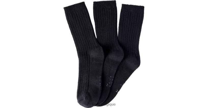 Keds femmes Lot de 3 paires de chaussettes pour bottes 8PV40P224 noir