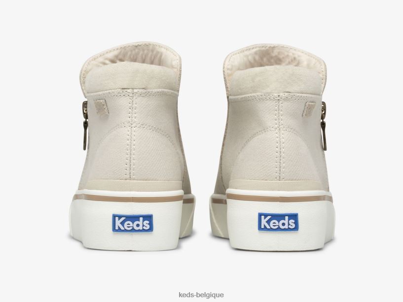 Keds femmes bottines zippées Cooper 8PV40P74 latté