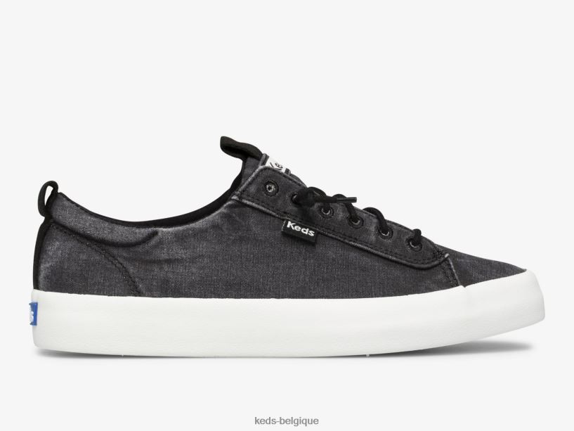 Keds femmes sneaker lavable en toile kickback 8PV40P33 noir
