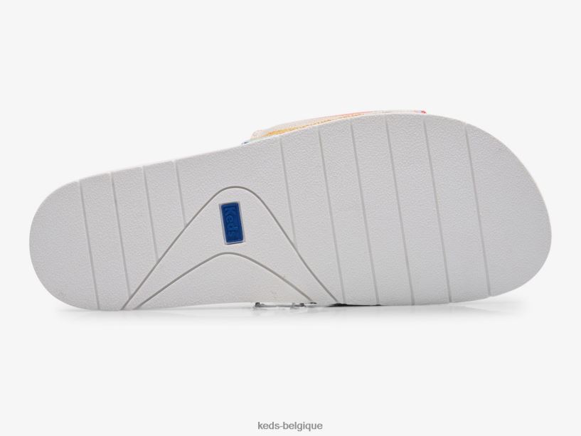 Keds femmes slip-on écologique Bliss 8PV40P18 blanc rose multicolore