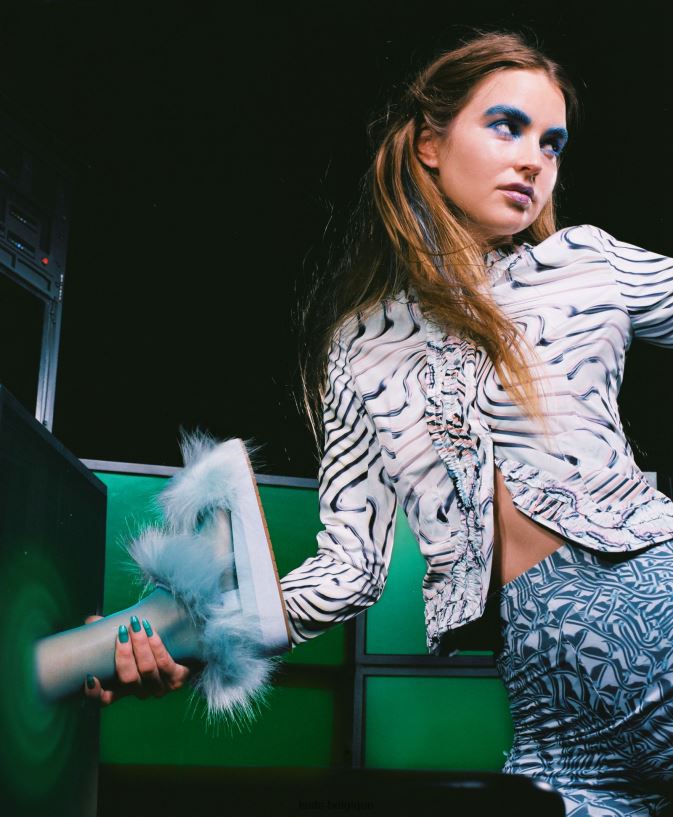 Keds x Maisie Wilen femmes plateforme trio 8PV40P57 bleu