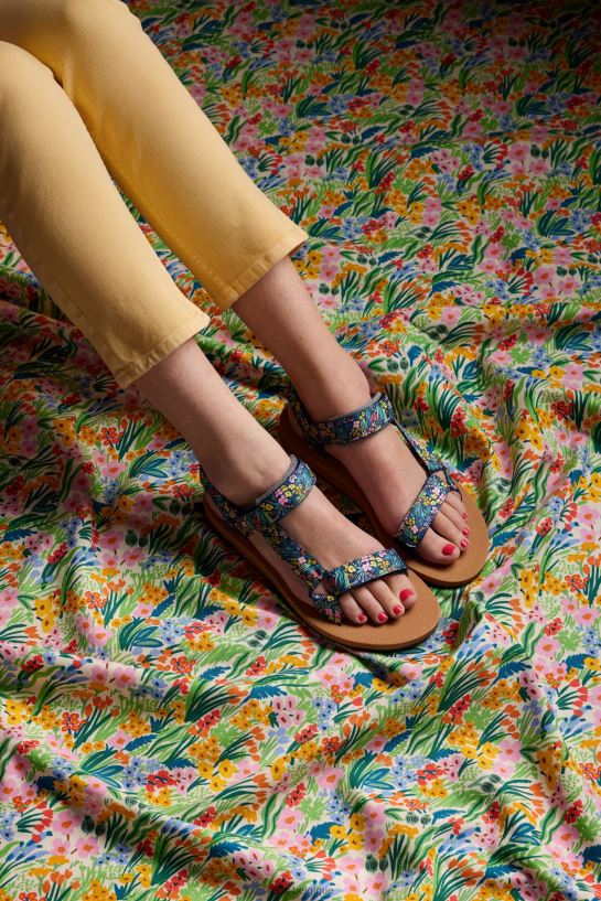 Keds x Rifle Paper Co. femmes sandale trio 8PV40P55 marine