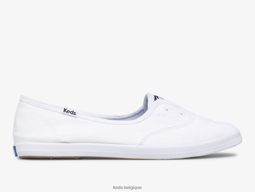 Keds femmes baskets à enfiler chillax mini en sergé 8PV40P4 blanc