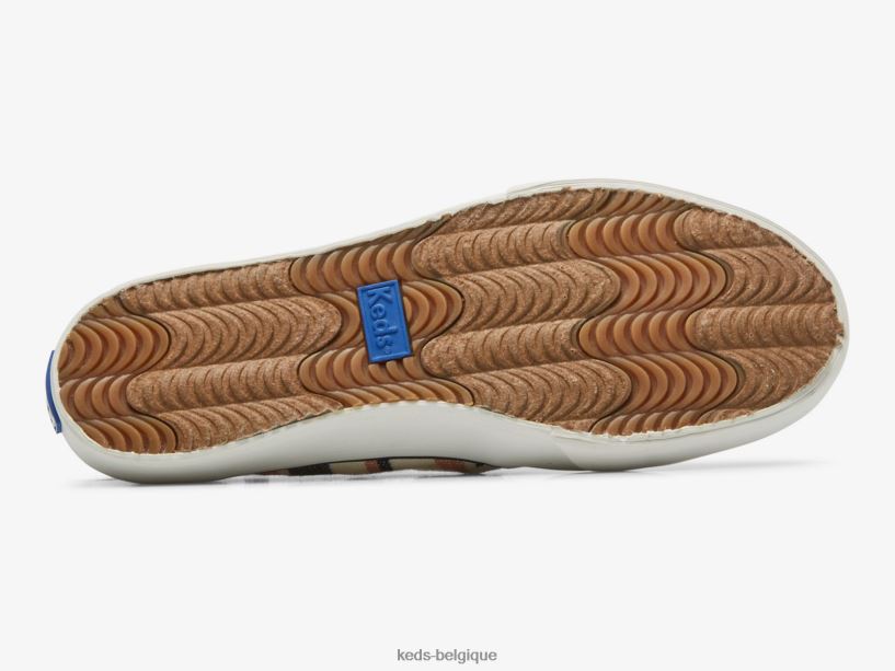 Keds femmes sneaker à enfiler écologique à deux étages 8PV40P14 noir multicolore