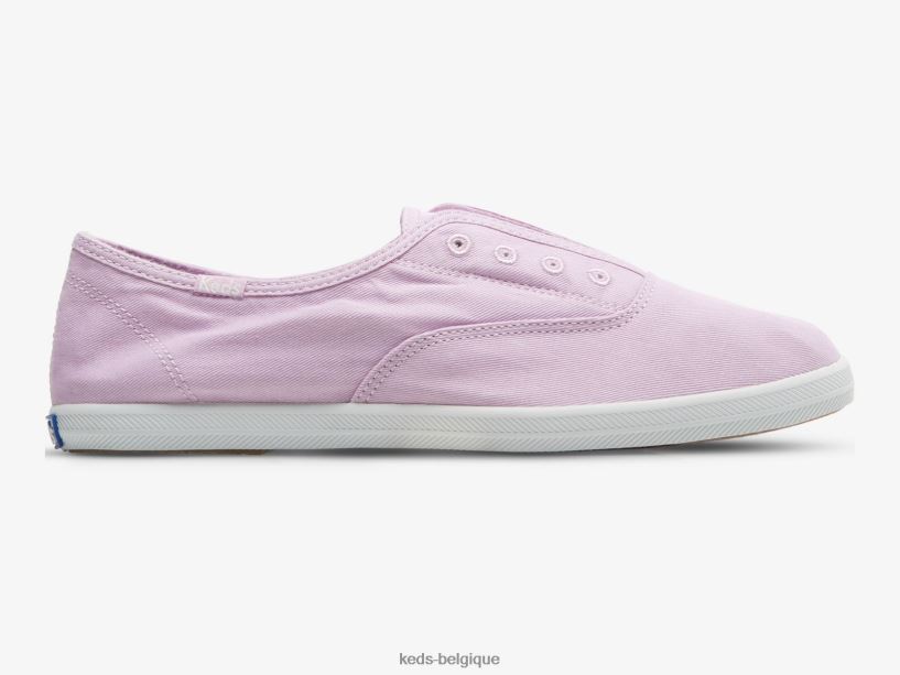 Keds femmes sneaker à enfiler en sergé lavable chillax 8PV40P61 lilas