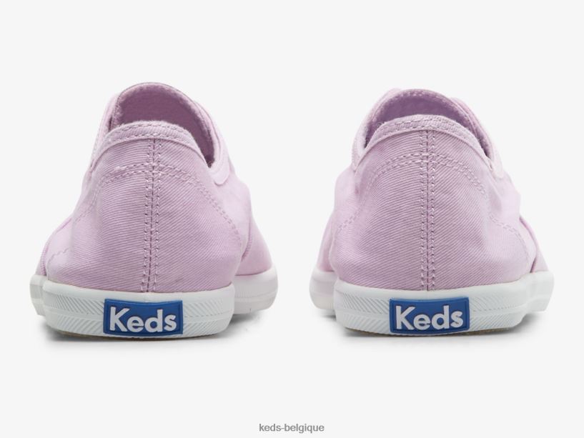 Keds femmes sneaker à enfiler en sergé lavable chillax 8PV40P61 lilas