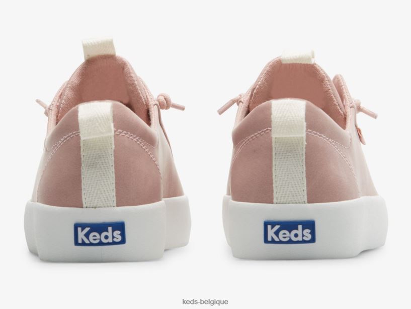 Keds femmes sneaker à enfiler en similicuir kickback 8PV40P212 mauve