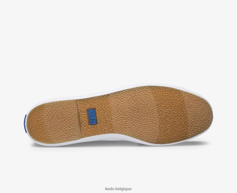 Keds femmes sneaker à enfiler en toile champion 8PV40P38 blanc