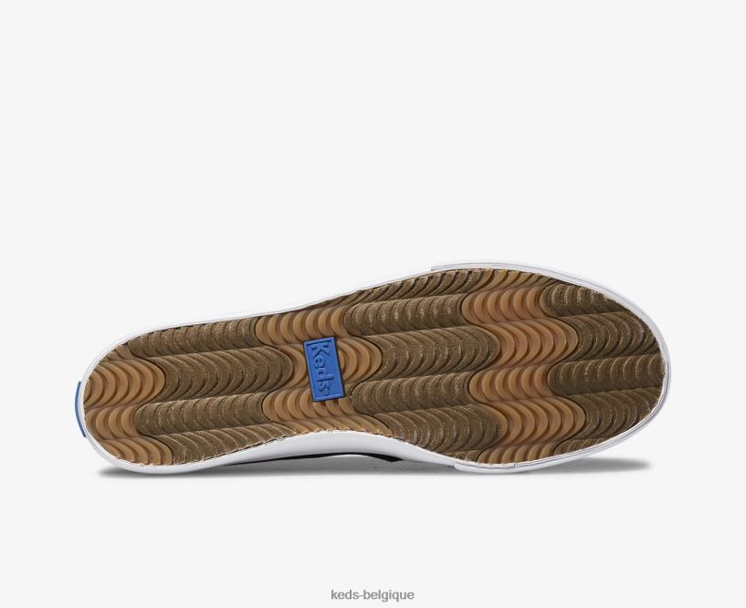 Keds femmes sneaker à enfiler en toile à deux étages 8PV40P1 noir