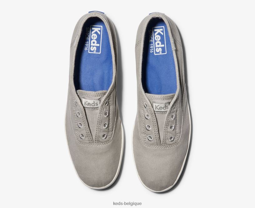 Keds femmes sneaker à enfiler lavable chillax 8PV40P41 bruine grise