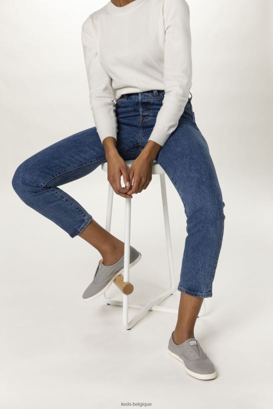 Keds femmes sneaker à enfiler lavable chillax 8PV40P41 bruine grise