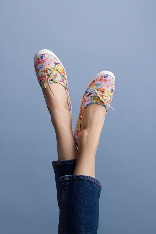 Keds x Rifle Paper Co. femmes la sneaker à enfiler mini margaux 8PV40P19 blanc multicolore