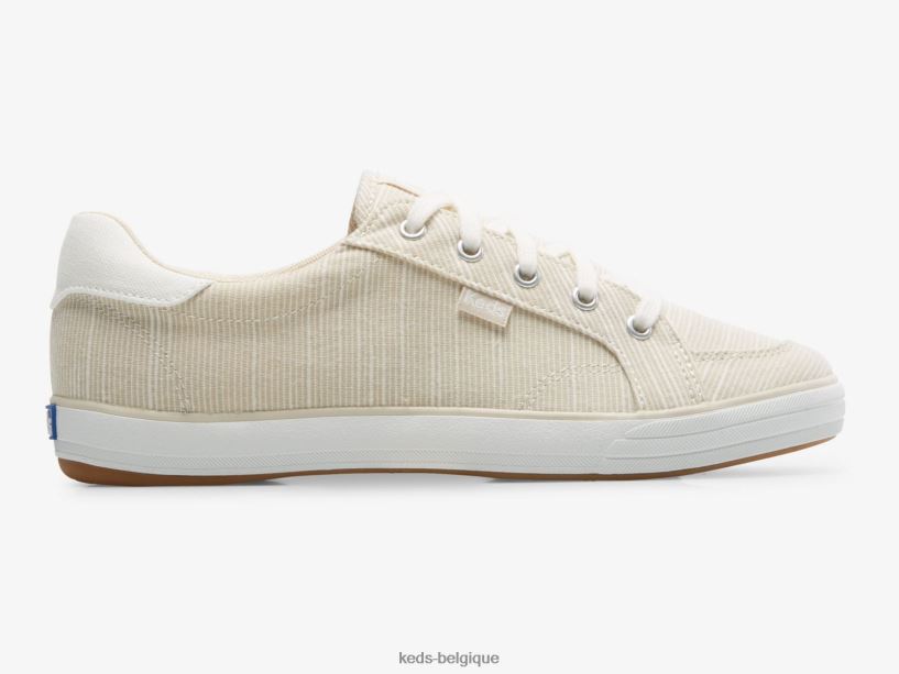 Keds femmes baskets Center III à rayures flammées 8PV40P155 rayure beige