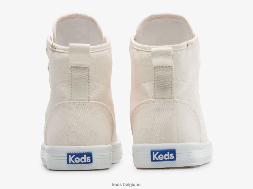 Keds femmes baskets montantes kickstart en toile 8PV40P115 rose clair