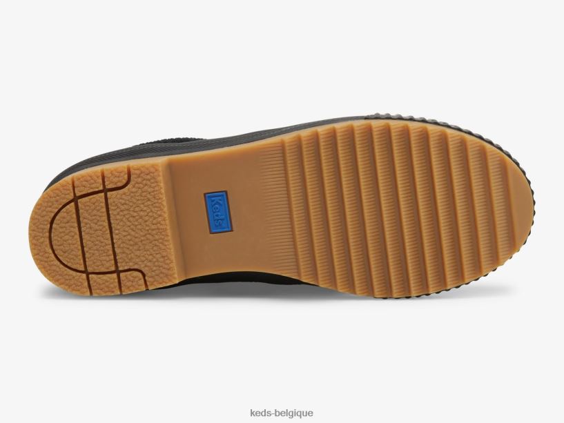 Keds femmes botte de voltigeur en daim résistant à l'eau avec Thinsulate 8PV40P206 noir