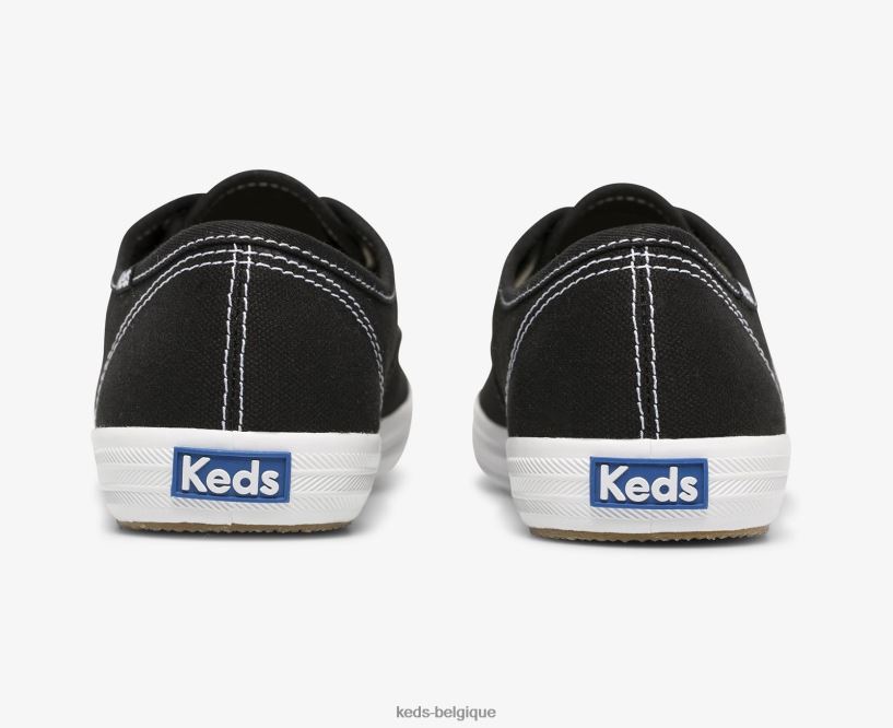 Keds femmes exploit de champion. sneaker en coton biologique 8PV40P109 noir