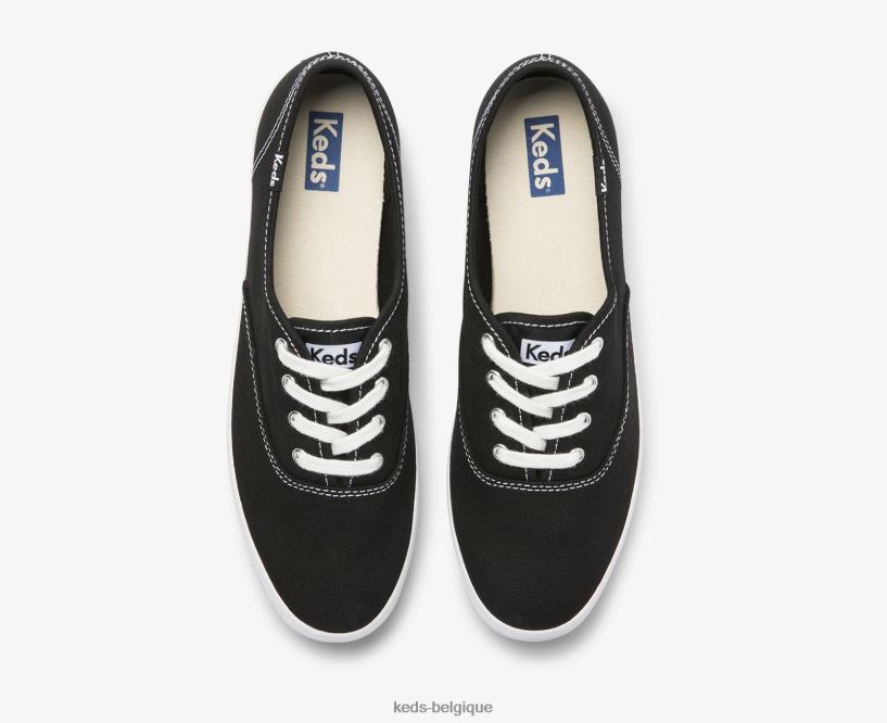 Keds femmes exploit de champion. sneaker en coton biologique 8PV40P109 noir