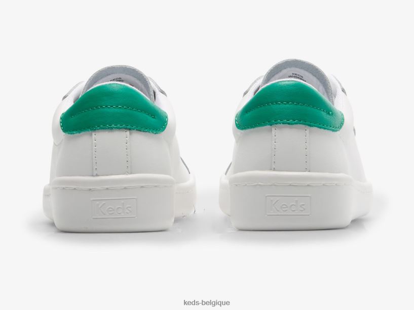 Keds femmes sneaker ace en cuir 8PV40P197 blanc vert
