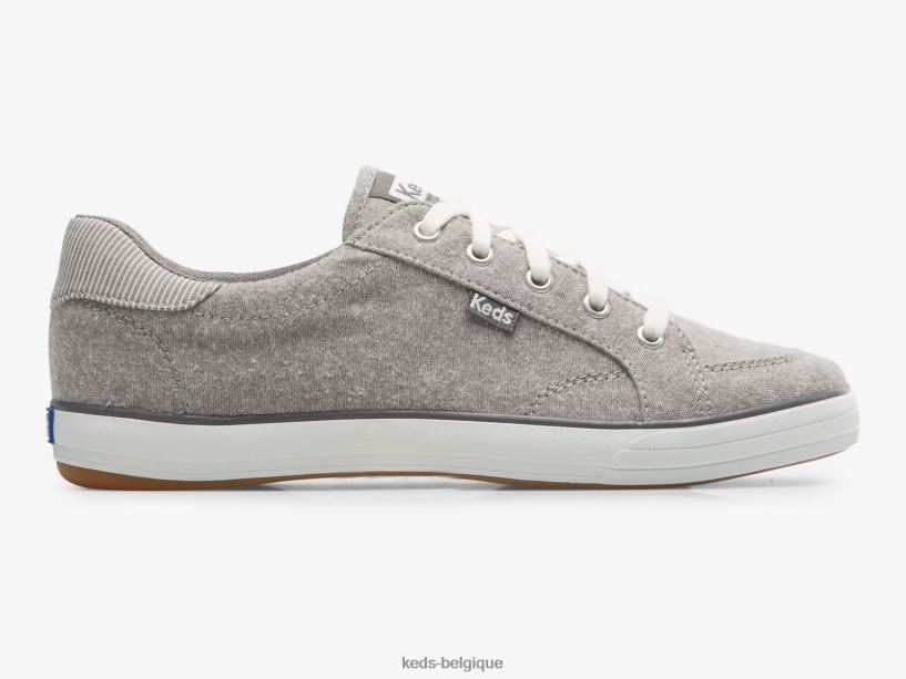 Keds femmes sneaker center iii en chambray 8PV40P163 gris