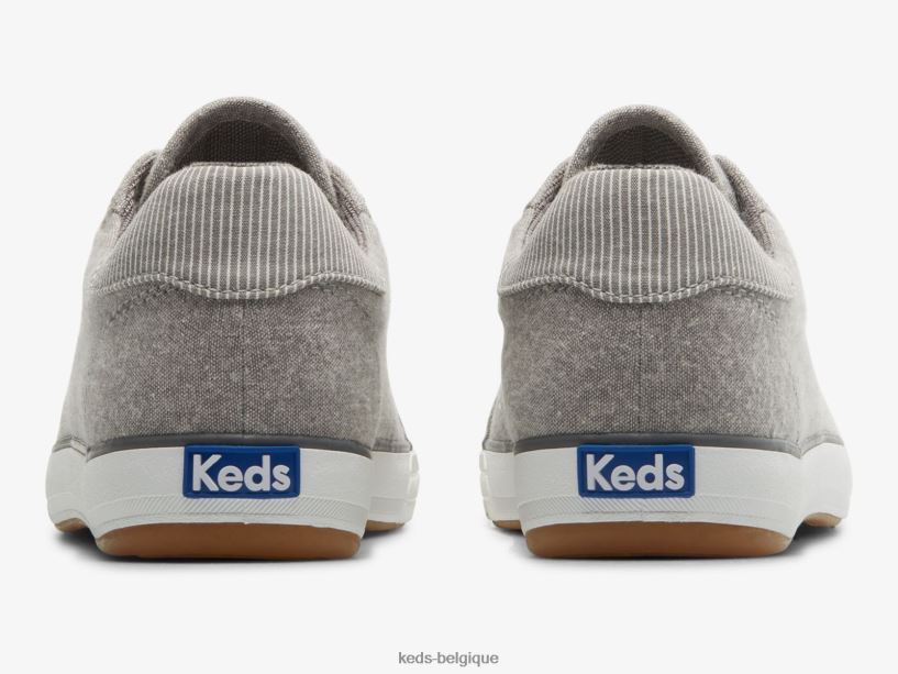 Keds femmes sneaker center iii en chambray 8PV40P163 gris