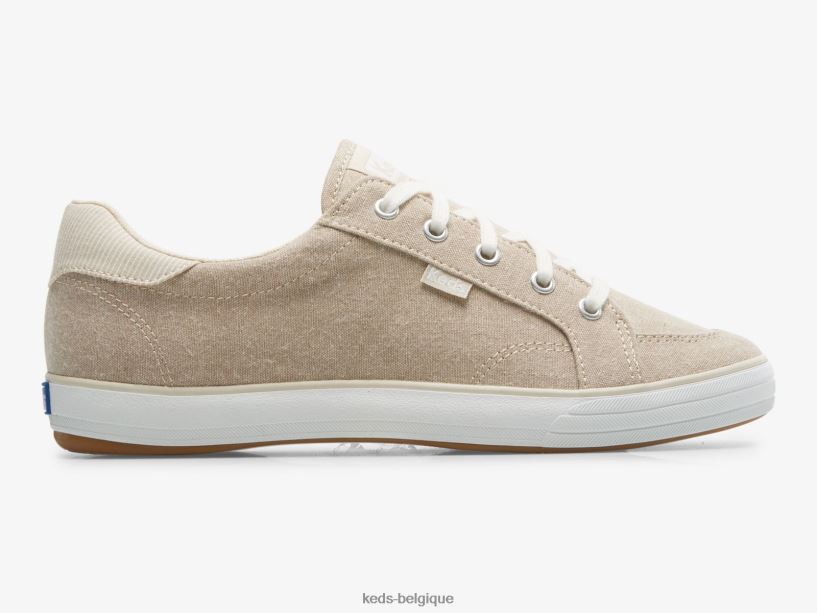 Keds femmes sneaker center iii en chambray 8PV40P165 bronzer