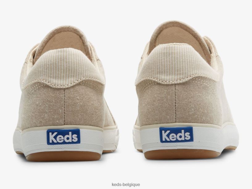 Keds femmes sneaker center iii en chambray 8PV40P165 bronzer