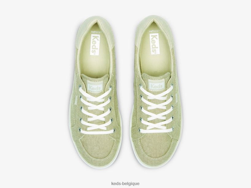 Keds femmes sneaker center iii en chambray 8PV40P165 bronzer