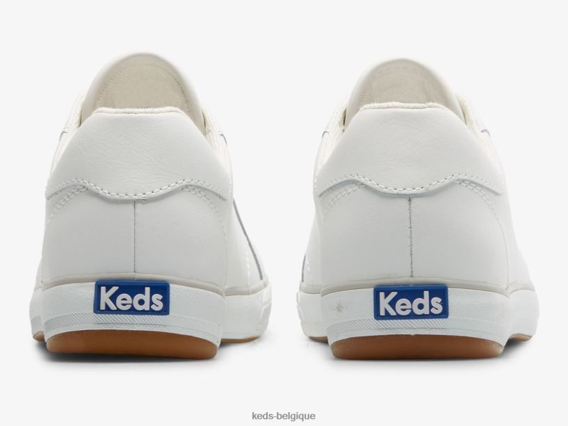 Keds femmes sneaker center iii en cuir 8PV40P83 blanc