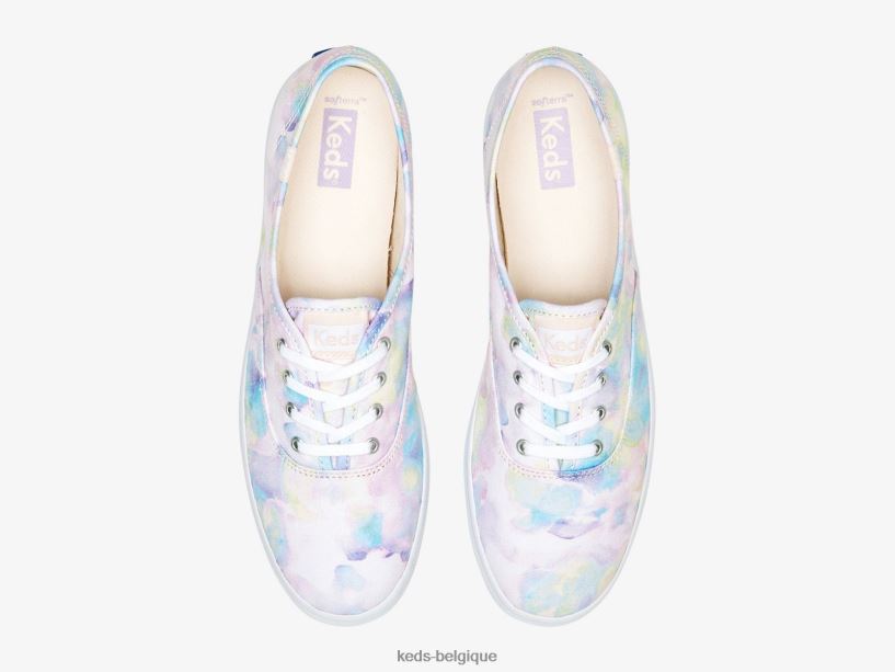 Keds femmes sneaker champion à imprimé abstrait 8PV40P159 rose