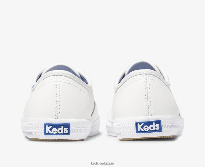 Keds femmes sneaker champion originals en cuir 8PV40P111 blanc