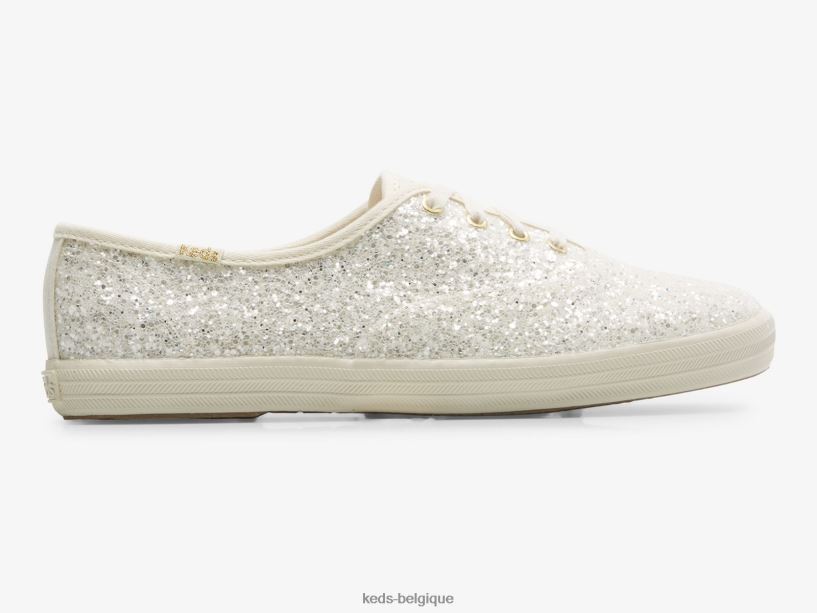 Keds femmes sneaker de célébration à paillettes Champion 8PV40P104 crème