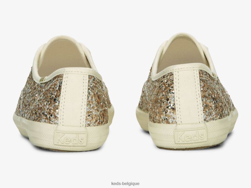 Keds femmes sneaker de célébration à paillettes Champion 8PV40P105 or