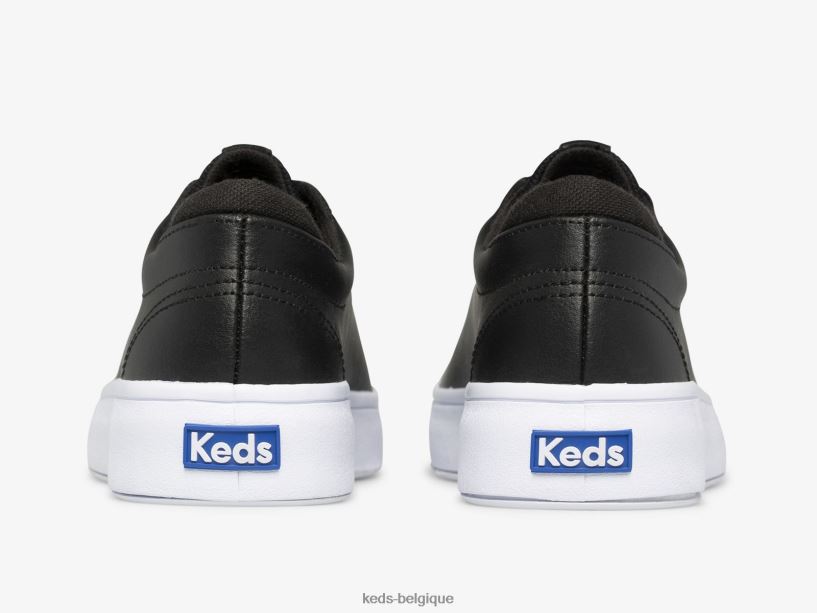 Keds femmes sneaker en cuir alley 8PV40P126 noir