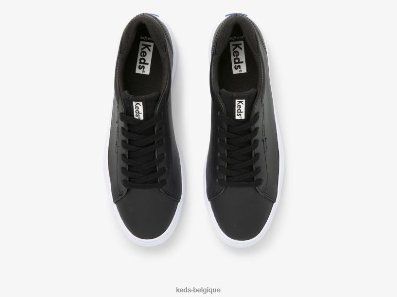 Keds femmes sneaker en cuir alley 8PV40P126 noir