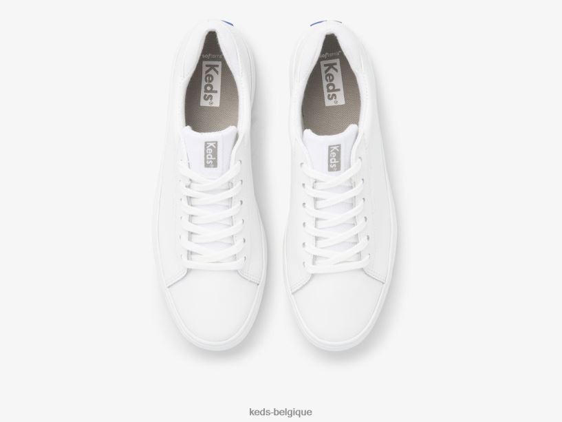 Keds femmes sneaker en cuir alley 8PV40P127 blanc