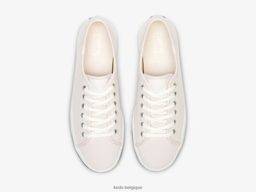 Keds femmes sneaker en toile kickstart 8PV40P202 rose clair