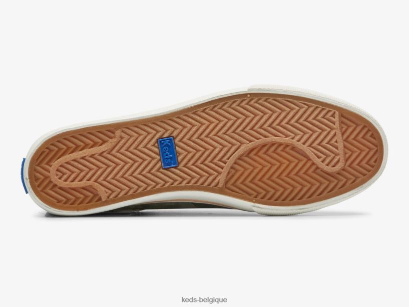 Keds femmes sneaker à imprimé floral abstrait en toile Jump Kick 8PV40P168 olive